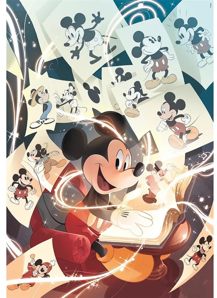 Disney Mickey Memory Lane 1000 db-os Compact puzzle Clementoni