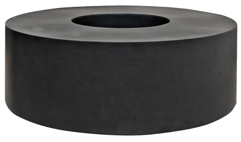 Pottery Pots Jumbo Seating Kerek ültetőgép, fekete színű, többféle méretben - PotteryPots méret: - 47,5 cm, ⌀ 140 cm