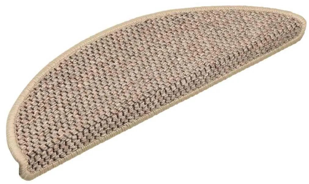 30 db lépcsőszőnyegek öntapadós szizál kinézetű 56x17x3 cm