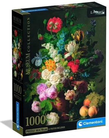 Művészet Virágváza Van Dael 1000 db-os Compact puzzle Clementoni