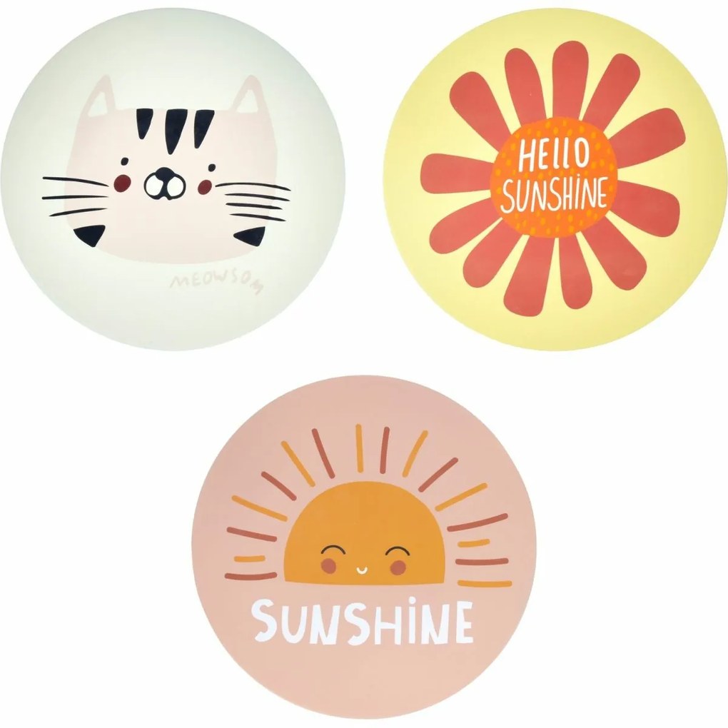 Hatu Gyermek tárolóasztal Hello Sunshine, 30 x 30x 30 cm, 30 x 30 x 30 cm