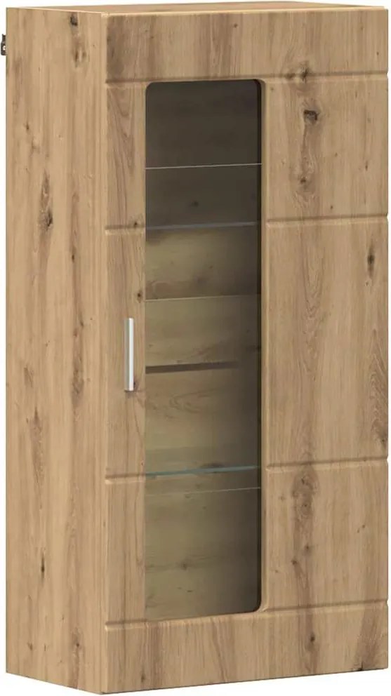vidaXL Fából Készült Szekrény Artisan tölgy 50 x 29 x 100 cm Faanyag