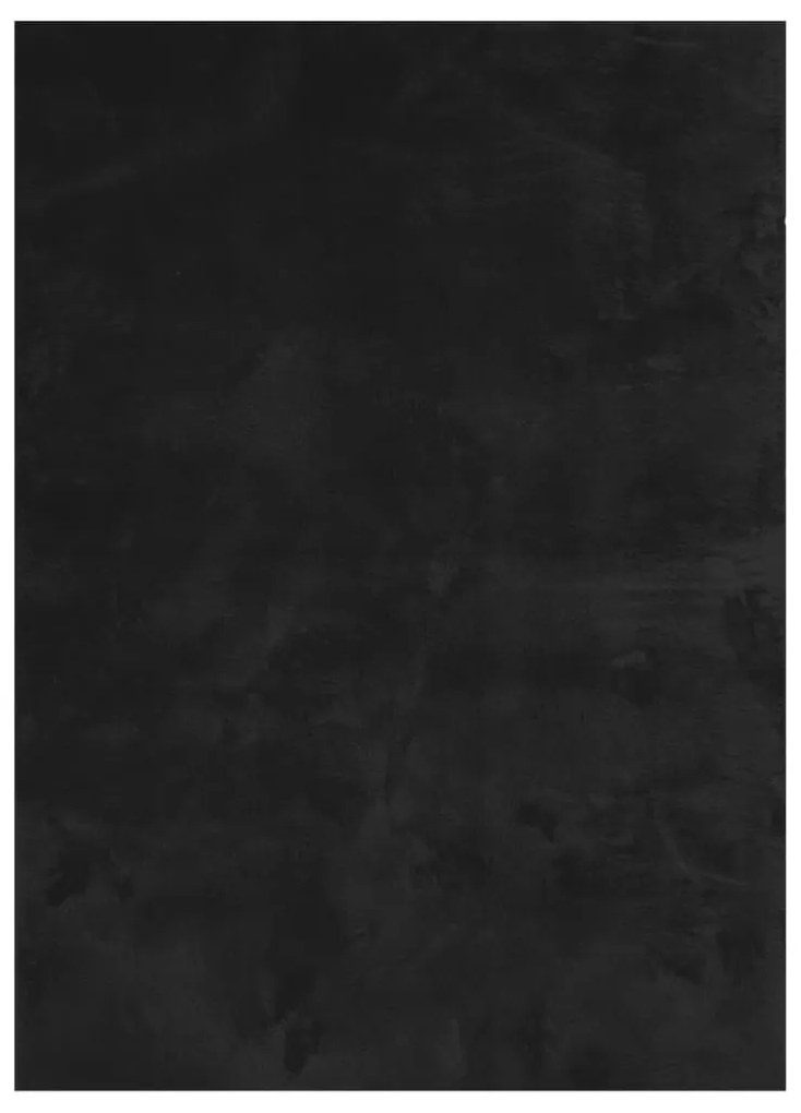 HUARTE fekete rövid szálú puha és mosható szőnyeg 240 x 340 cm