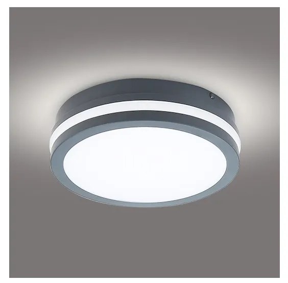 Brilagi - BENE kültéri LED lámpatest érzékelővel LED/18W/230V, átm. 22 cm, IP54
