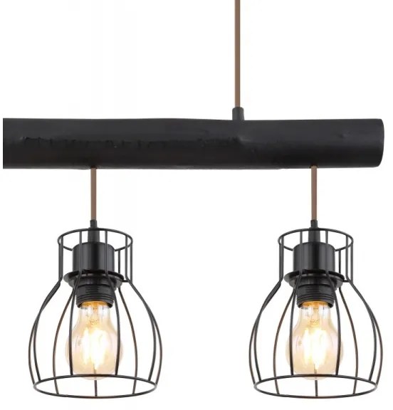 Globo 15326-3NB - Csillár zsinóron MINA 3xE27/60W/230V