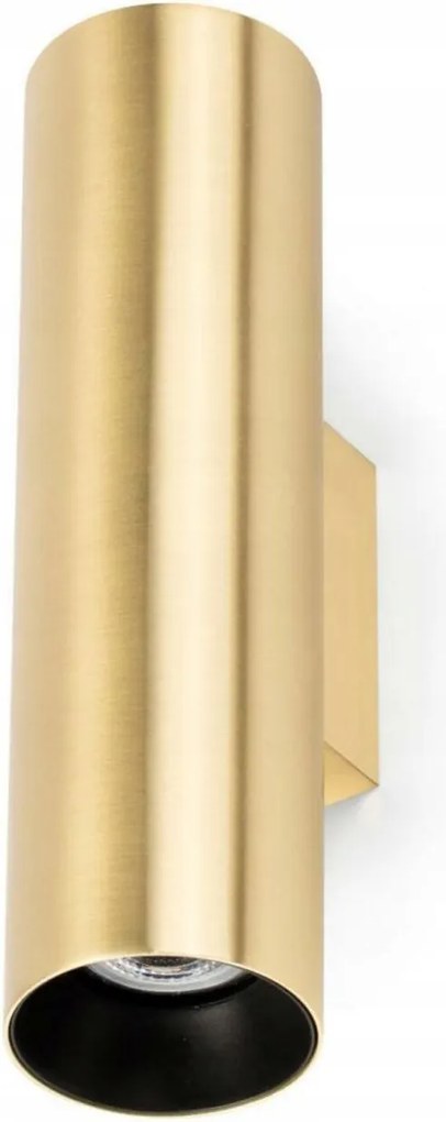 Faro Stan fali lámpa arany, alumínium, 2xGU10, modern design, IP20