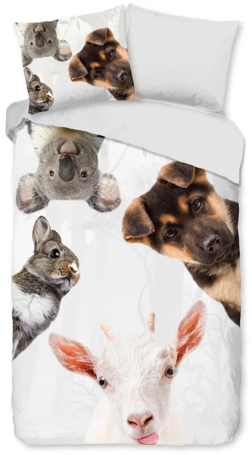 Egyszemélyes-hosszabbított pamut gyerek ágyneműhuzat 140x220 cm Semmie – Good Morning