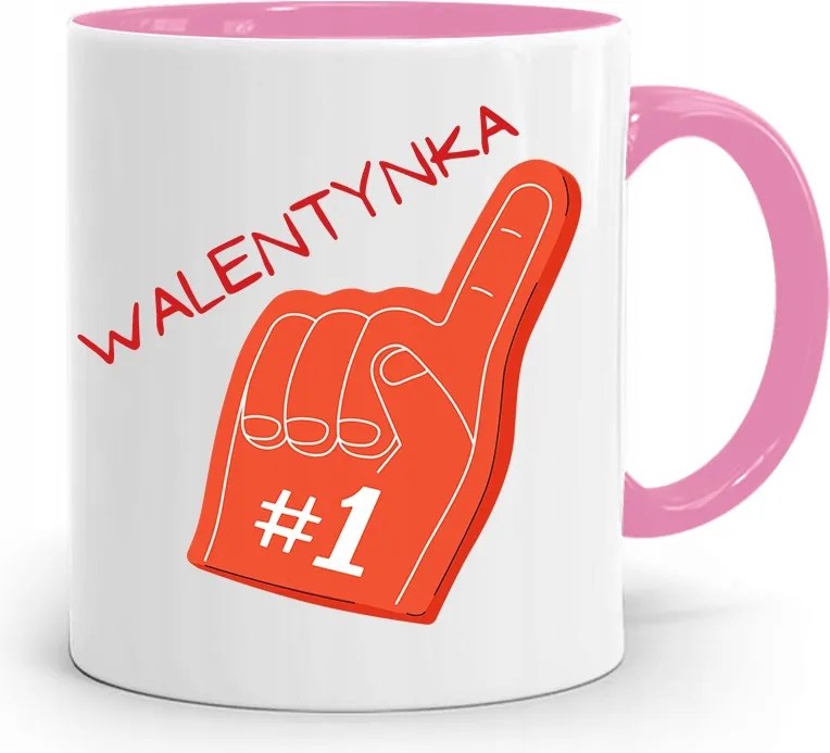 Rózsaszín Bögre Valentin Napra 1. Szám, fényképes nyomattal