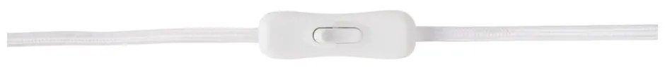Fehér asztali lámpa fém búrával (magasság 49 cm) Casque – Leitmotiv