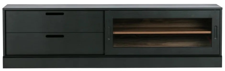 Fekete borovi fenyő TV-állvány 180x50 cm James – WOOOD