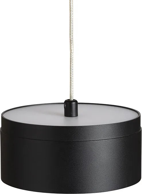 RENDL SFERA DIMM závěsná černá 230V LED 15+9W 3000K