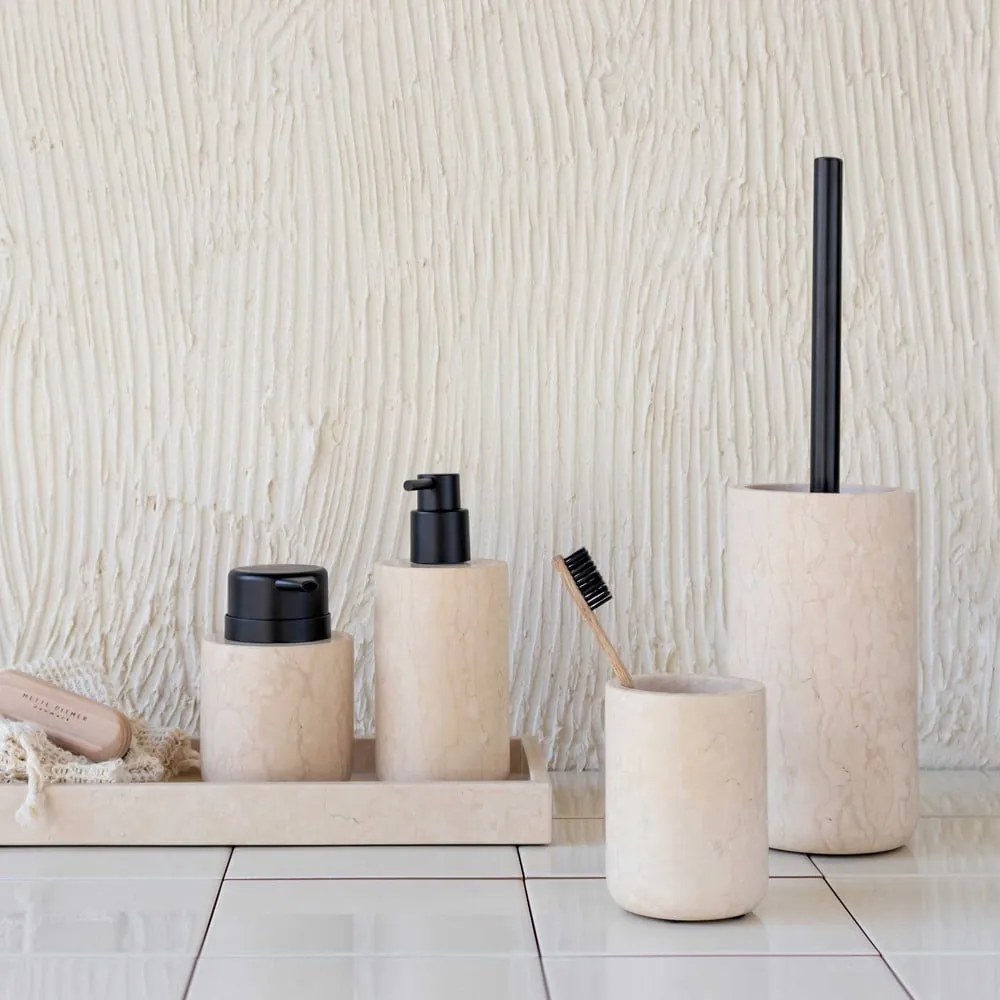 Krémszínű márvány szappanadagoló 200 ml Marble – Mette Ditmer Denmark