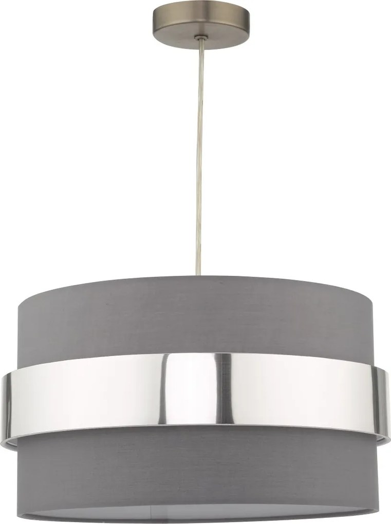 Dar Lighting modern függeszték oki króm szürke daroki6539