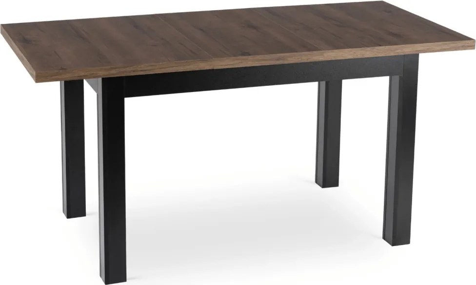 SKUBI bővíthető asztal 120-160 cm dió-fekete