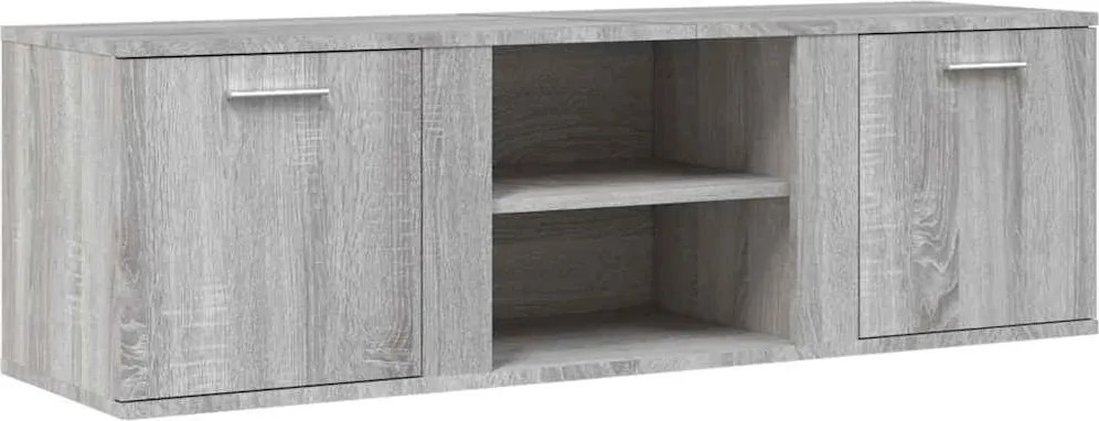 vidaXL szürke sonoma szerelt fa TV-szekrény 120 x 34 x 37 cm