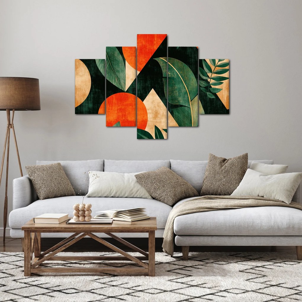 Kép - Geometrikus természeti minták II. (150x105 cm)