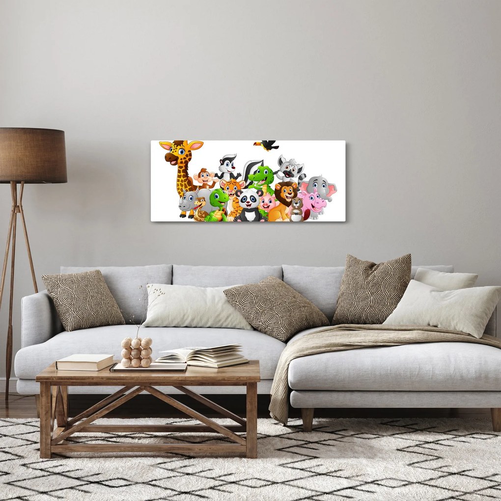 Az állatok képe (120x50 cm)