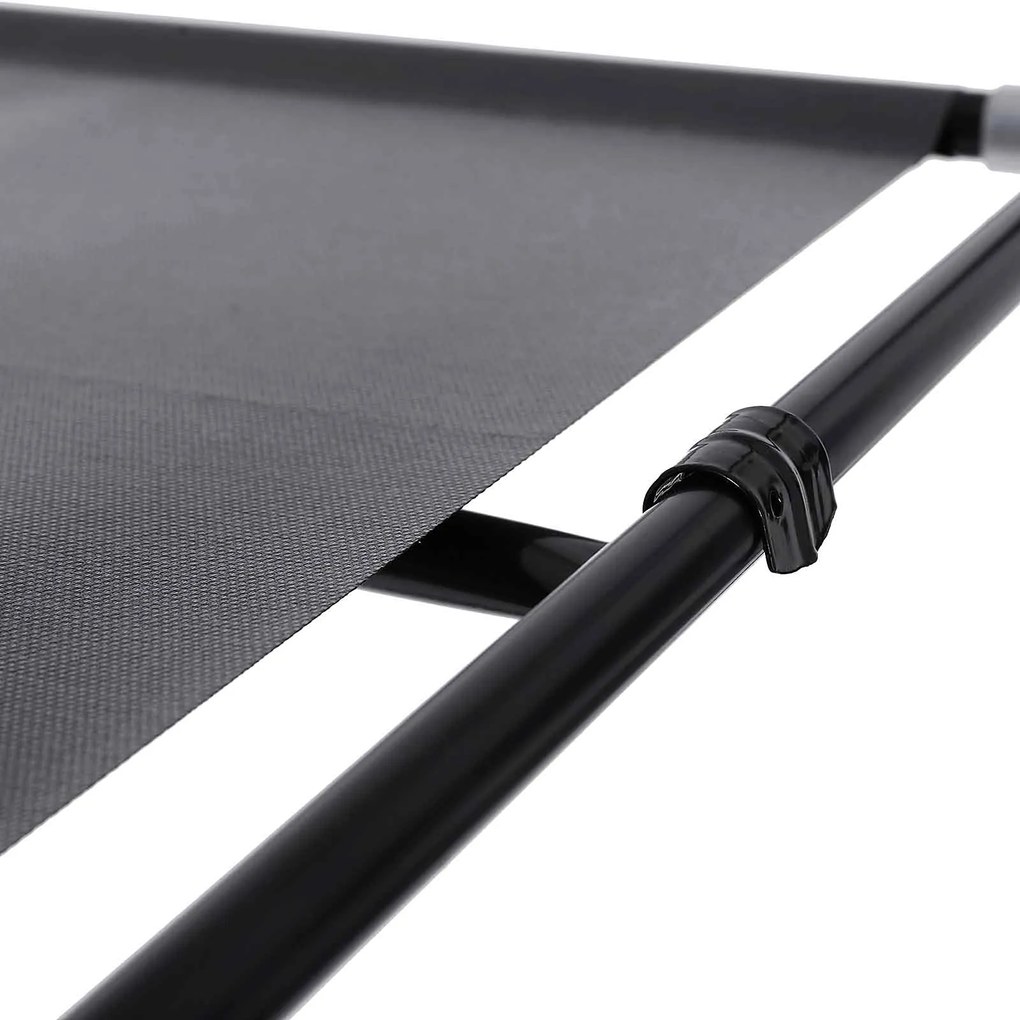 Összecsukható szövet ruhásszekrény, mobil gardrób, 75 x 45 x 160cm, fekete