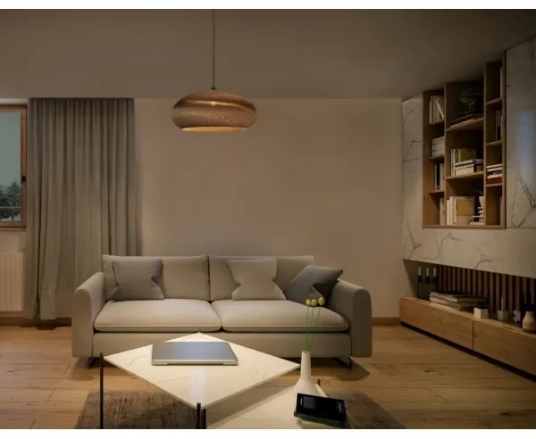 Ledvance - Csillár zsinóron DECOR CARDBOARD 1xE27/15W/230V átm. 40 cm