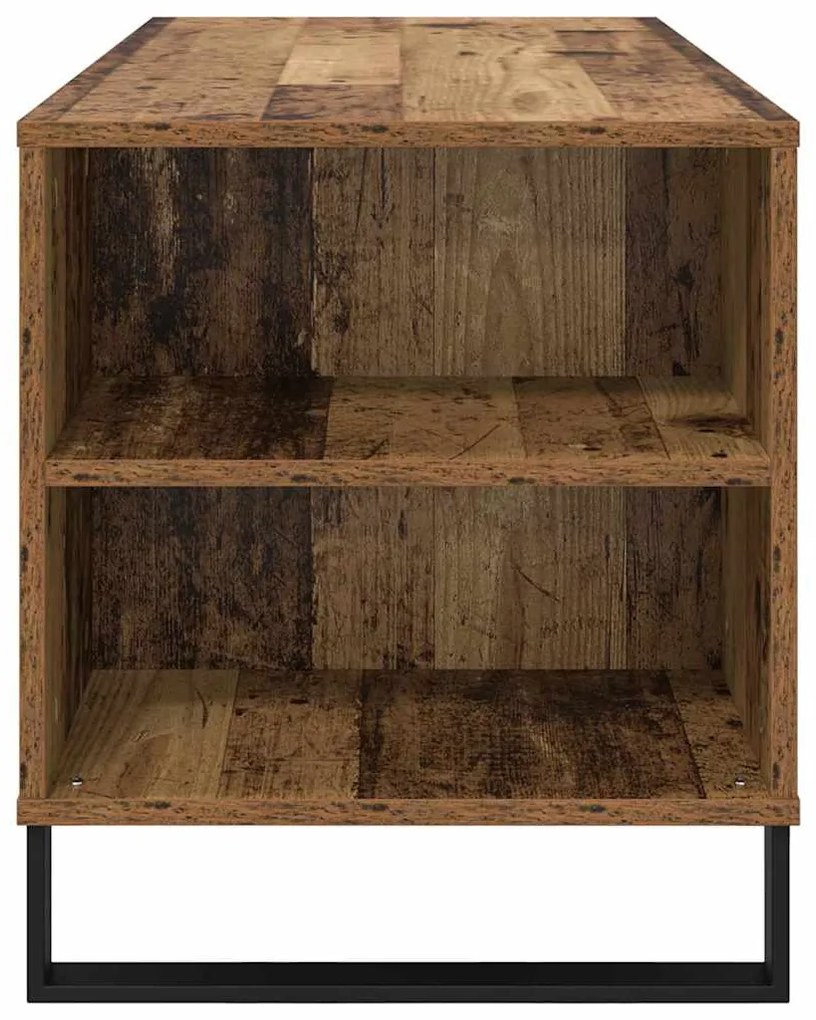 vidaXL Dohányzóasztal Öreg fa 102 x 44,5 x 50 cm Faanyag