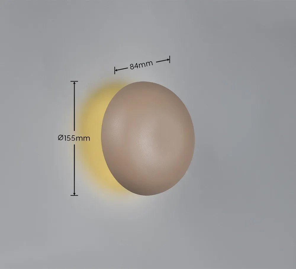 Bézs USB LED fali lámpa Davey – Reality