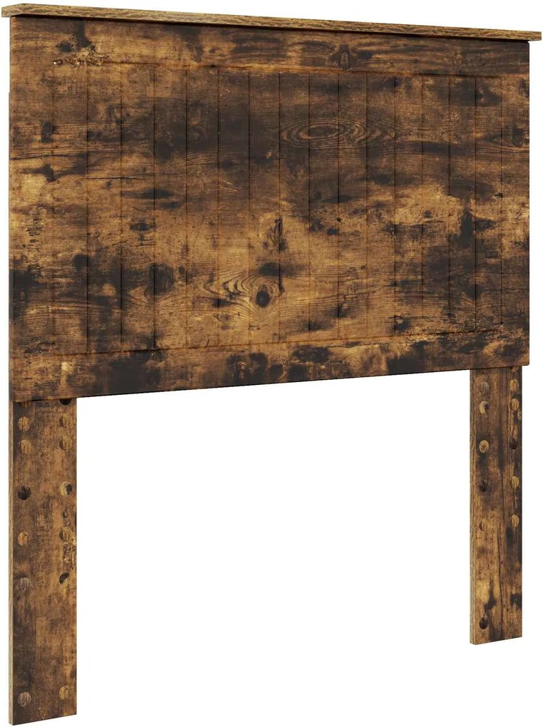 vidaXL Fejtámla fejtámlával Füstölt tölgy 90 cm Faanyag