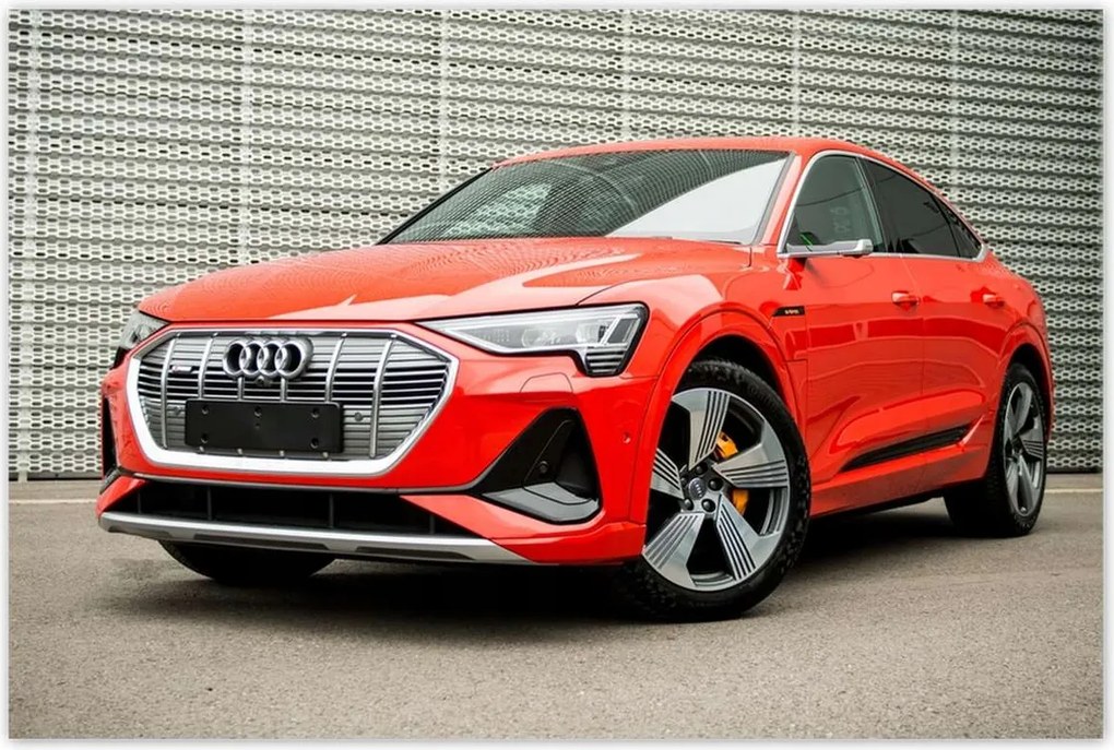 Poszterek 120x80 Piros Audi e-tron