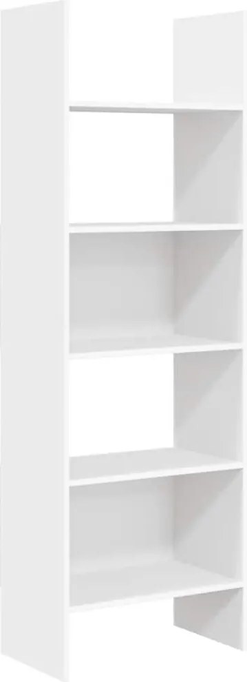 vidaXL fehér szerelt fa könyvszekrény 60 x 35 x 180 cm