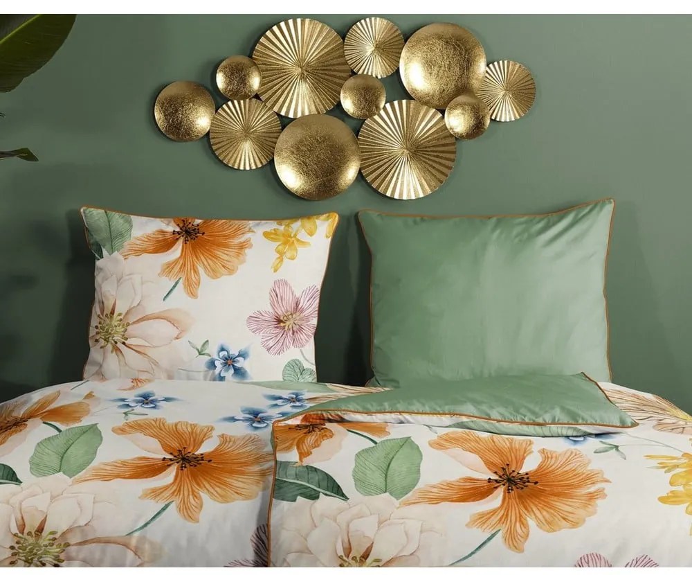 Kétszemélyes-hosszabbított pamut-szatén ágyneműhuzat 240x220 cm Annabelle – Descanso