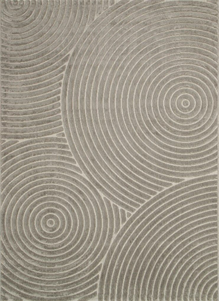 Szürke szőnyeg nappaliba ,modern kivágott geometrikus minta 120x160cm