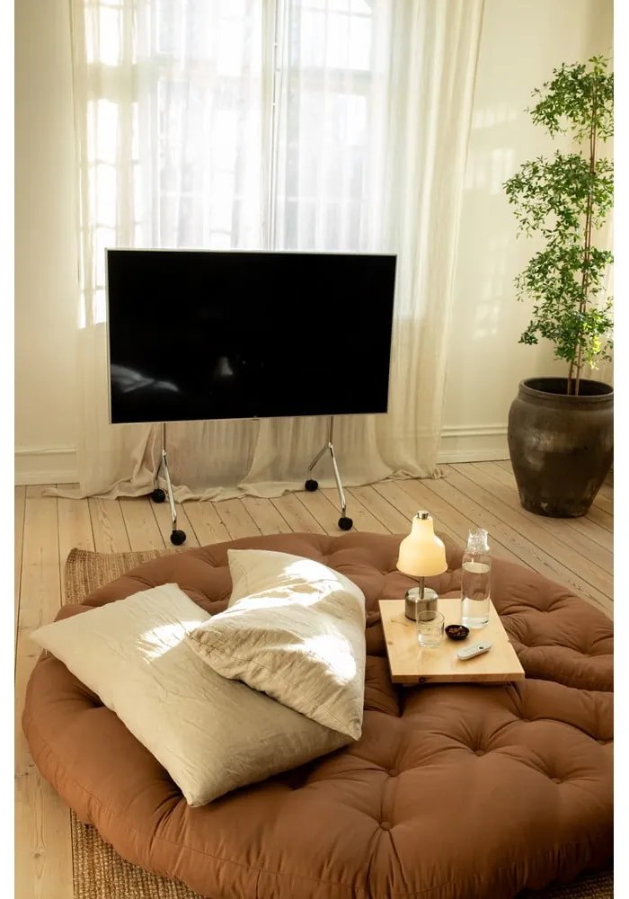 Nido bézs len fotel - Karup Design