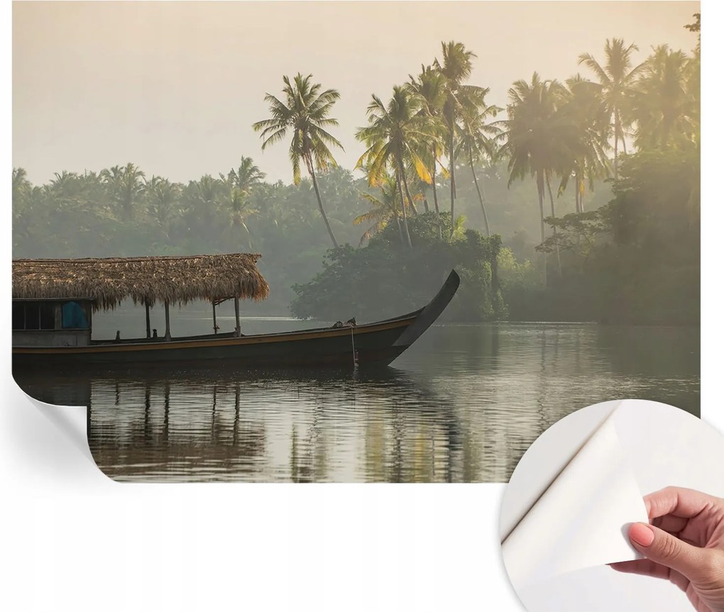 Modern öntapadós fotótapéta falra Trópusi kikötő 208x146