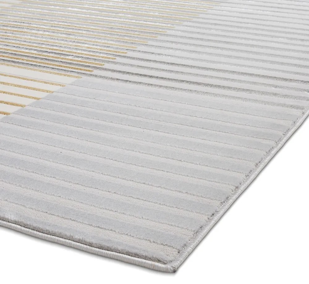 Szürke-aranyszínű szőnyeg 170x120 cm Apollo - Think Rugs