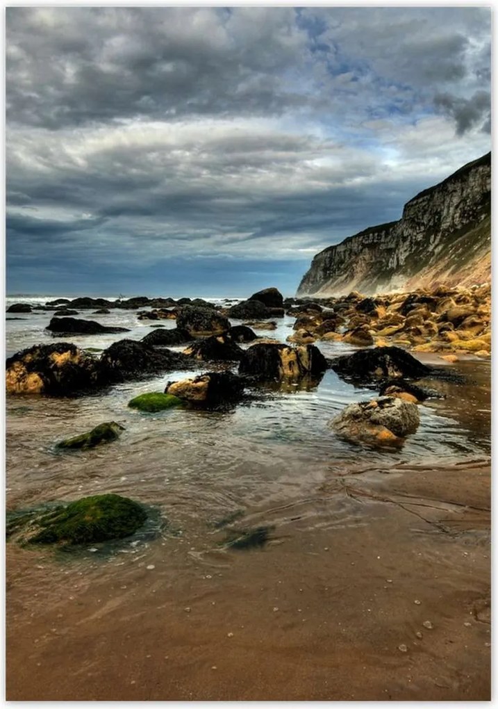 Poszterek 70x100 Szikla a tengerparton