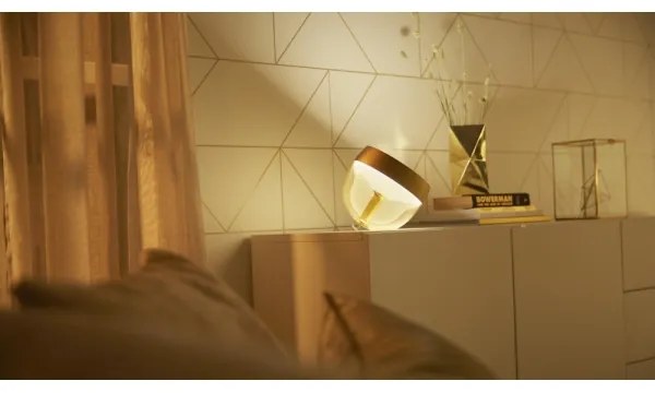 Philips Hue IRIS LED RGB asztali lámpa, állítható, 8,2W, 230V, arany