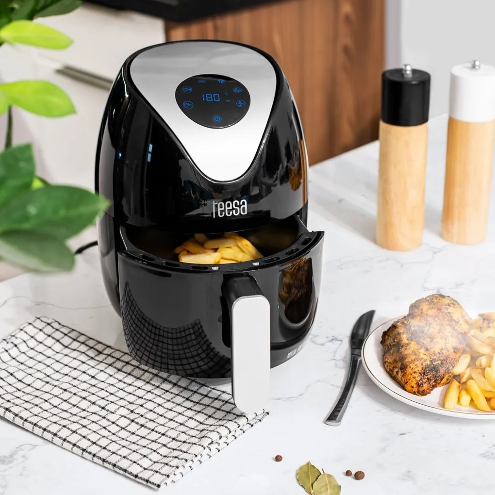 Teesa Airfryer légfritőz digital 1.8L fekete