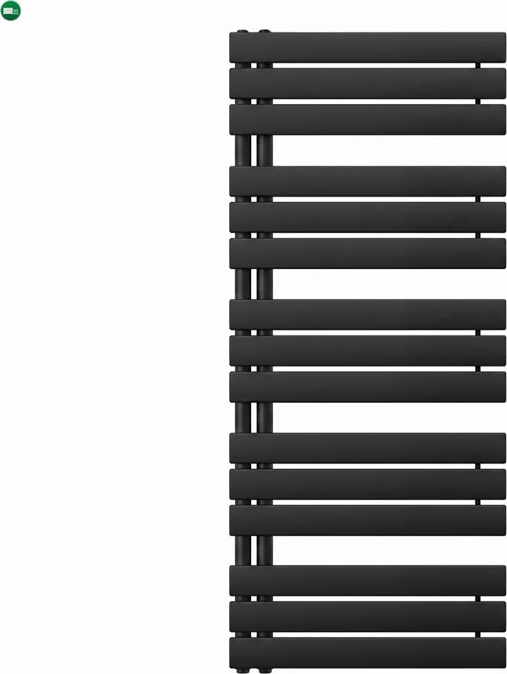 Solaro Design törölközőszárító radiátor 1400x600 mm fekete