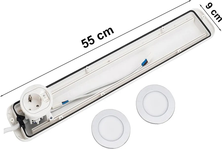 Led spot lámpa kerettel