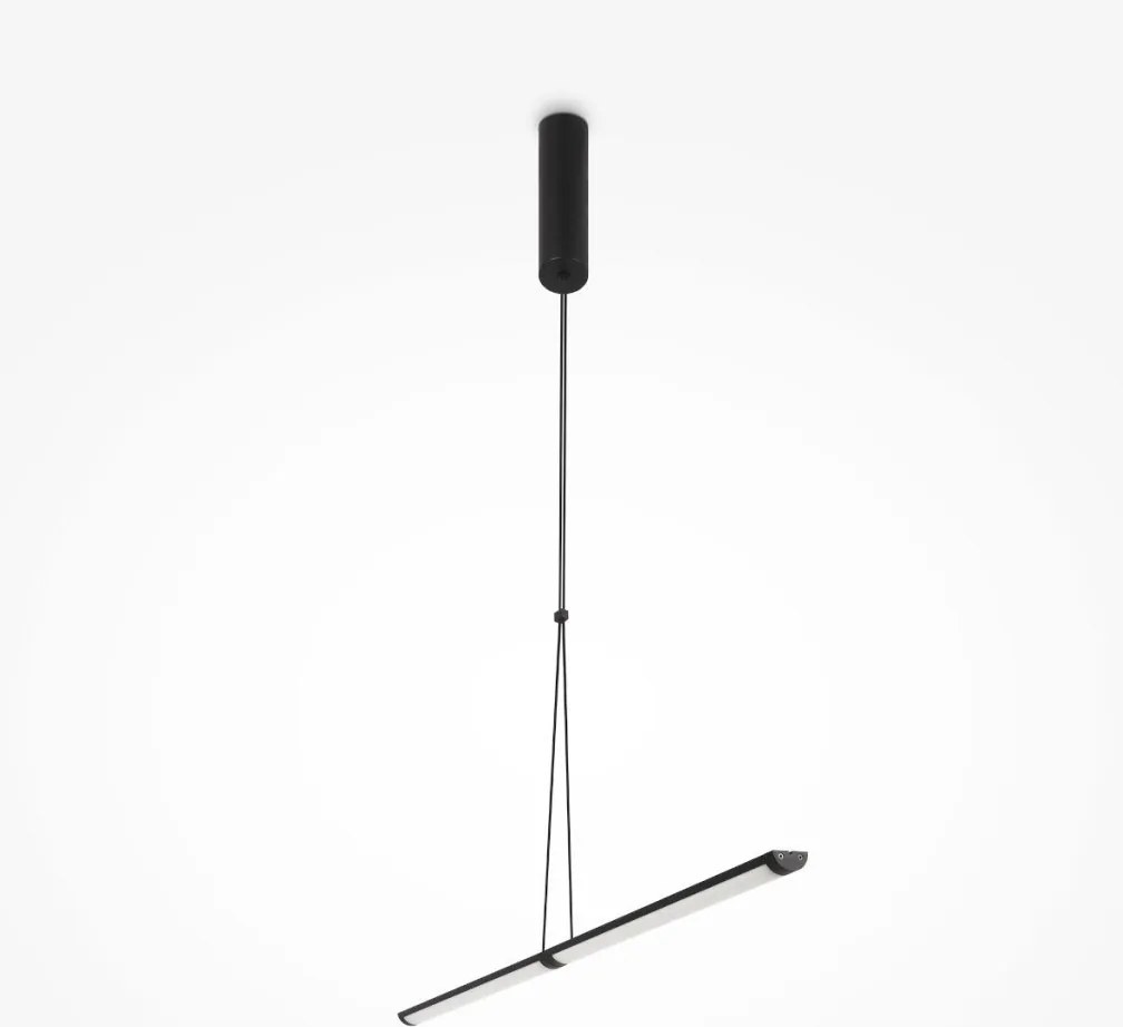 MAYTONI P096PL-L11BK SUPERSYMMETRY Modern Led Függesztett Lámpa Matt Fekete LED IP20