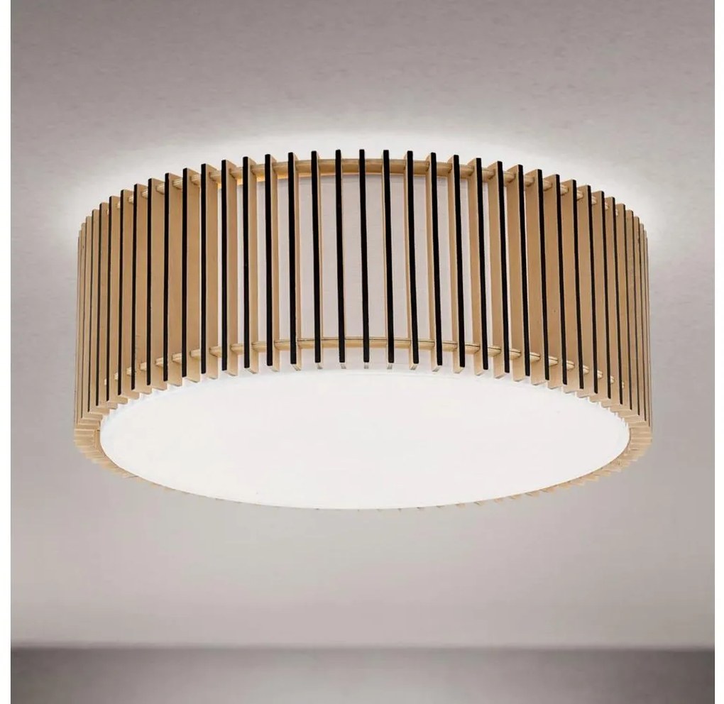 Orion - TARTA mennyezeti lámpa 3xE27/40W/230V Ø 50 cm, bézs