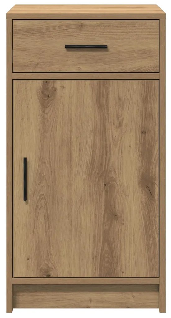 Széf fiókkal kézműves tölgy 40 x 40.5 x 75 cm Faanyag