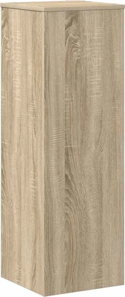 vidaXL sonoma tölgy színű szerelt fa növényállvány 33 x 33 x 100 cm