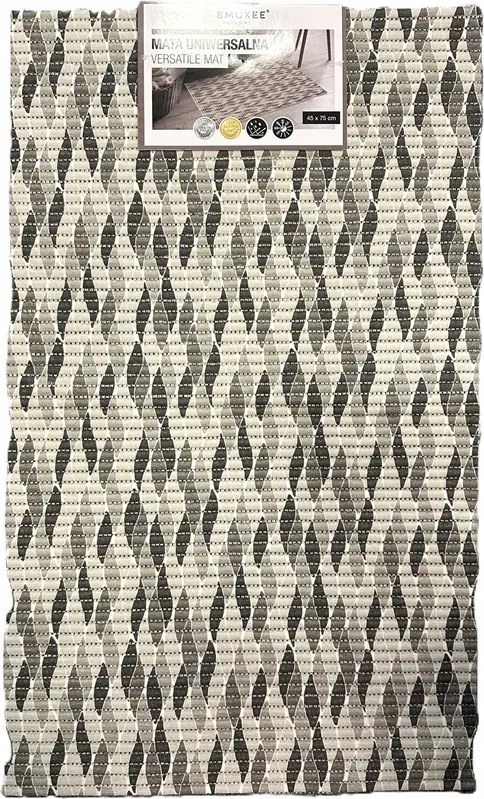 Smukee Univerzális habszivacs fürdőszobaszőnyeg 45 x 75 cm Szürke Könnyek 743