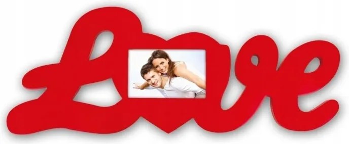Képkeret 10x15 love fali felirat nagy