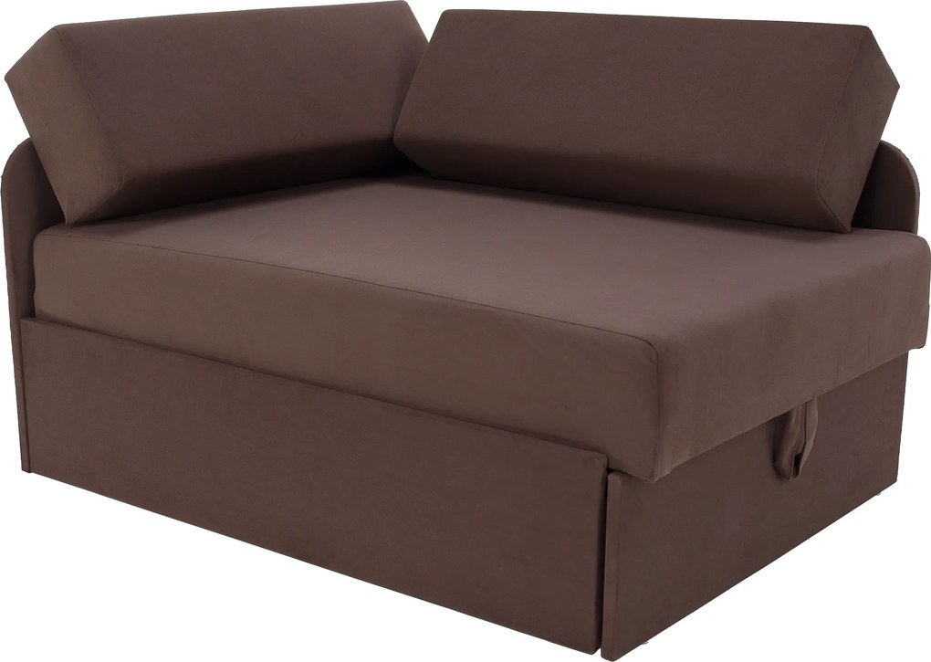 Kinyitható heverő, barna Taupe, MONTES UNI
