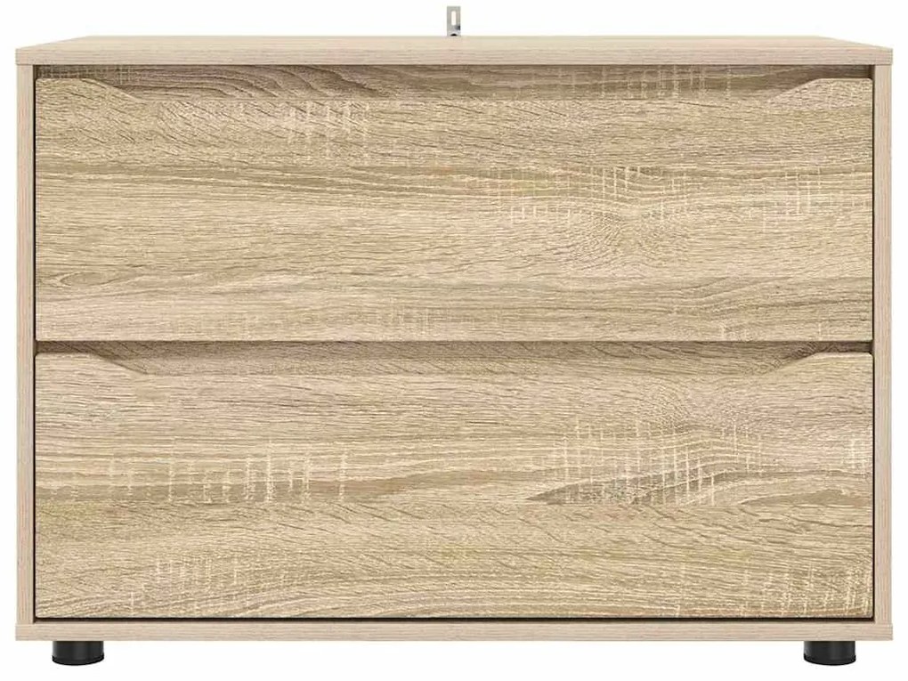 vidaXL Tárolószekrény Sonoma tölgy 80 x 48 x 57 cm Faanyag