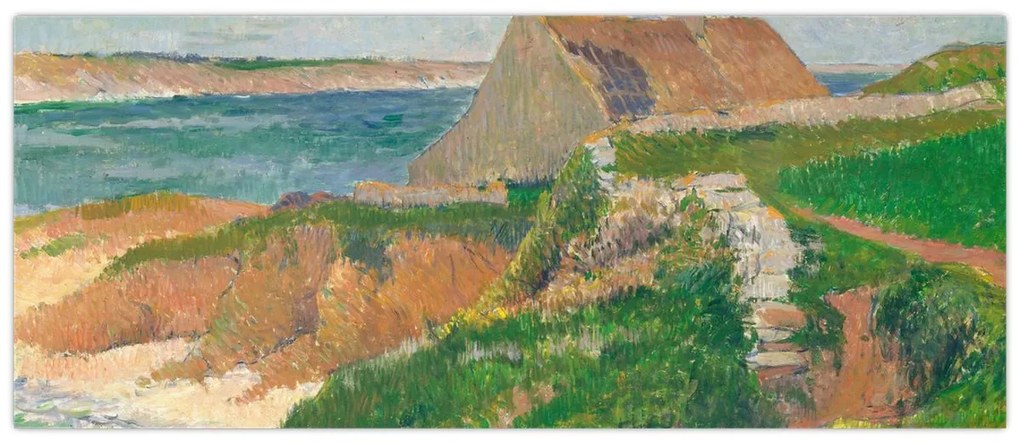 Kép - Henri Moret, The Island of Raguenez, Brittany, reprodukciók (120x50 cm)