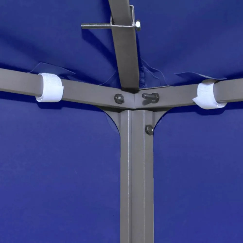 sötétkék csere pavilon ponyvatető 310 g/m² 3 x 3 m