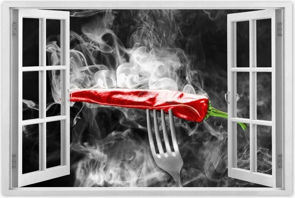 Poszter 60x40 Chili paprika villa