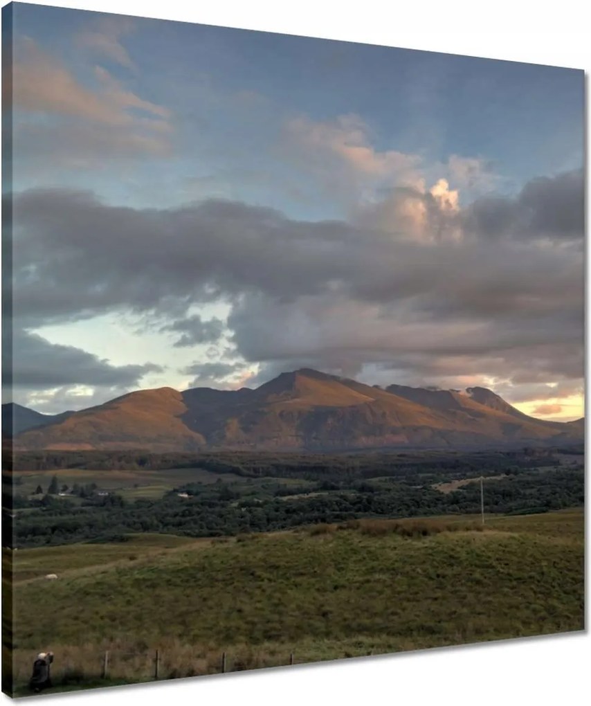 Vászonkép 50x50 Felhők a hegyekben